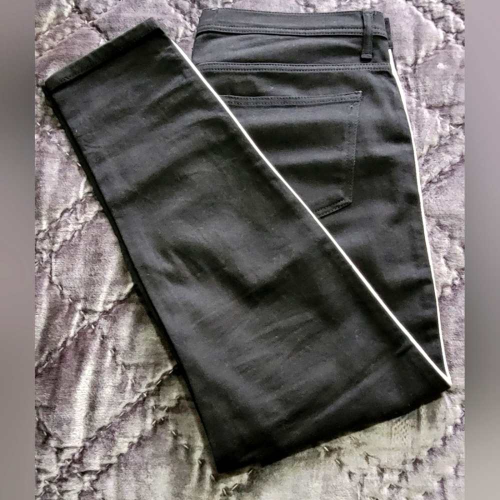 ZARA Side Pinstripe Skinny Jeans